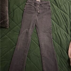 Madewell Women's Boot Cut Jeans in Gray